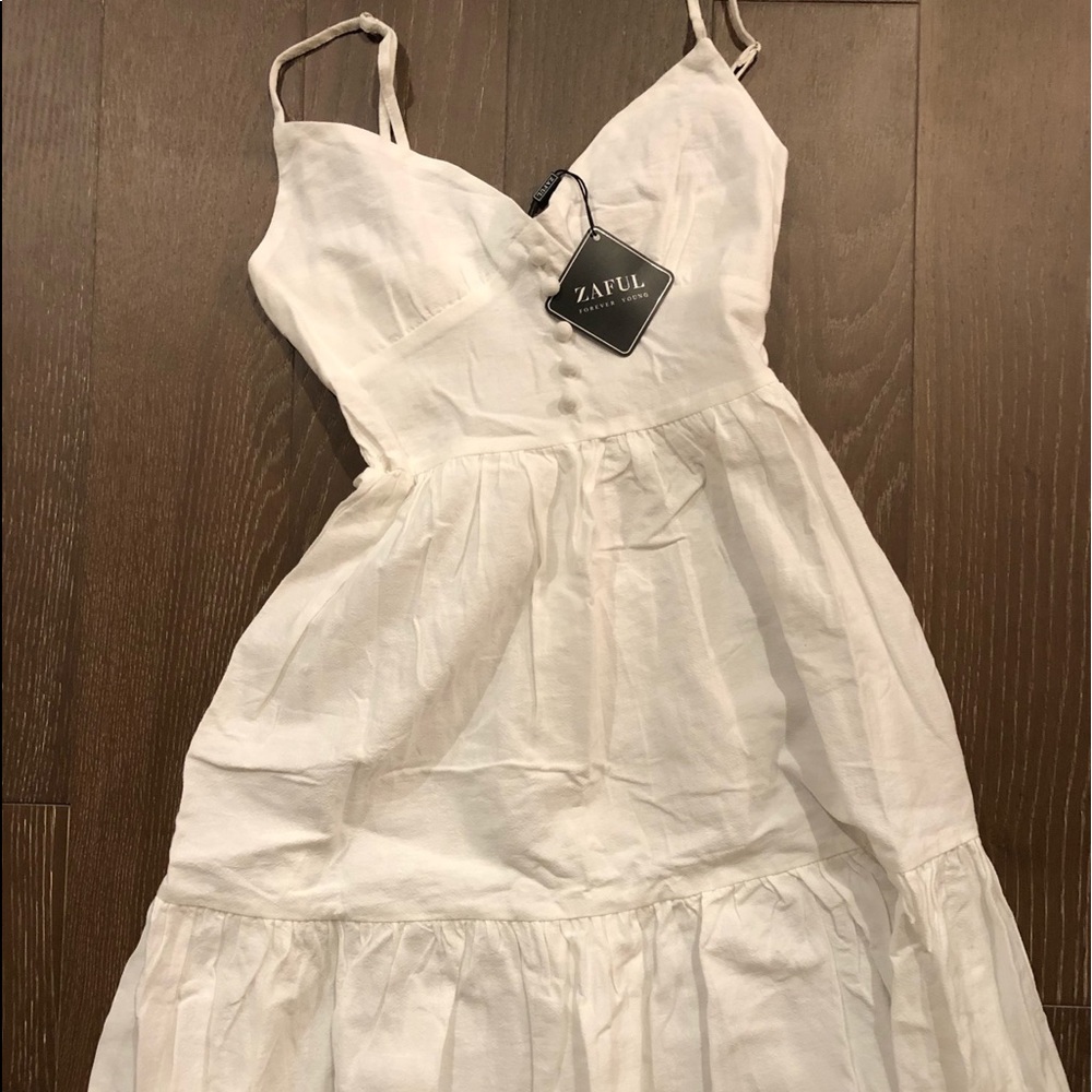 White Zaful Dress